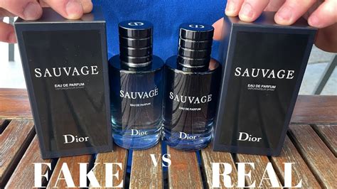 Fake vs Real Dior Sauvage Eau De Parfum 100 ML .